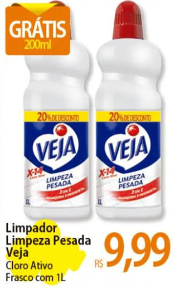 Atacadão Limpador Limpeza Pesada Veja Cloro Ativo Frasco com 1L oferta