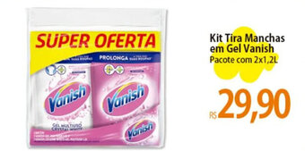 Atacadão Kit Tira Manchas em Gel Vanish Pacote com 2x1,2L oferta