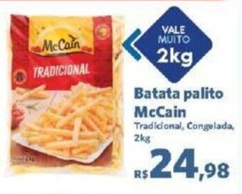 Batata palito McCain Tradicional, Congelada, 2kg