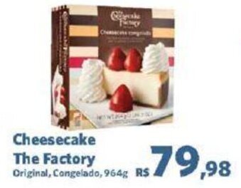 Cheesecake The Factory Original, Congelado, 964g