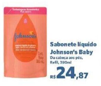 Sam's Club Sabonete líquido Johnson's Baby Da cabeça aos pés, Refil, 380ml oferta