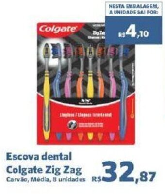 Sam's Club Escova dental Colgate Zig Zag oferta