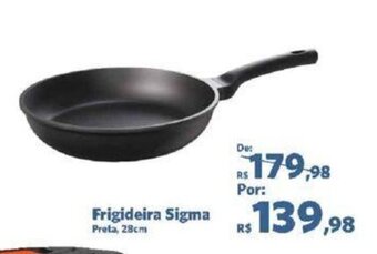 Frigideira Sigma Preta, 28cm