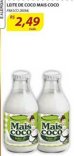 Assaí Atacadista Leite De Coco Mais Coco 200ml oferta