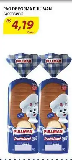 Assaí Atacadista Pão De Forma Pullman 480g oferta