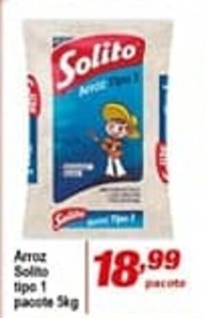Ricoy Supermercados Arroz Solito tipo 1 pacote 5kg oferta