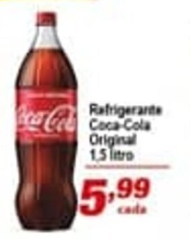 Ricoy Supermercados Refrigerante Coca-Cola Original 1.5L oferta