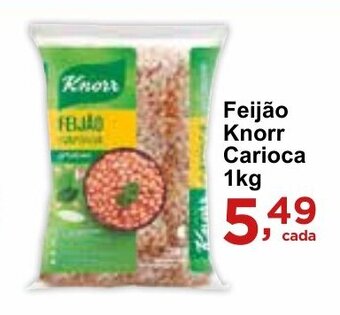 Rossi Supermercado Feijão Knorr Carioca 1kg oferta