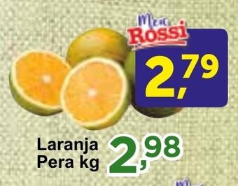 Rossi Supermercado Laranja Pera kg oferta