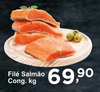 Rossi Supermercado Filé Salmão Cong. kg oferta