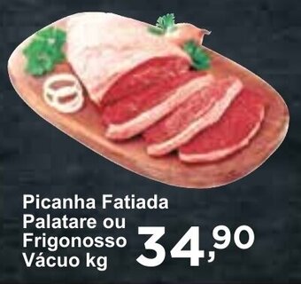 Rossi Supermercado Picanha Fatiada Palatare ou Frigonosso Vácuo kg oferta