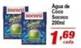 Ricoy Supermercados Agua de Coco Sococo 200ml oferta