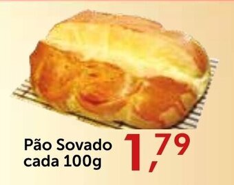 Rossi Supermercado Pão Sovado cada 100g oferta