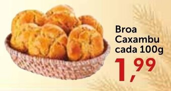 Rossi Supermercado Broa Caxambu cada 100g oferta