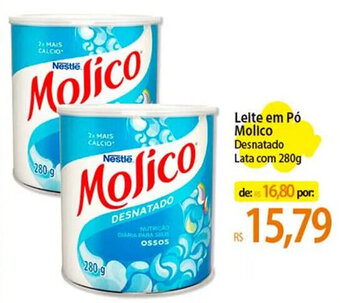 Atacadão Leite em Pó Molico Desnatado Lata com 280g oferta
