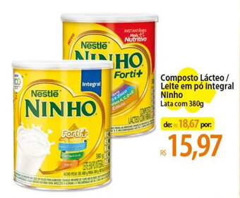 Composto Lácteo/ Lelte em pó integral Ninho Lata com 380g