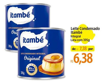 Leite Condensado Itambé Integral Lata com 395g