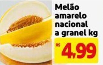 Extra Supermercado Melão amarelo nacional a granel kg oferta