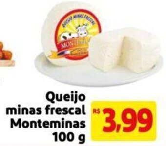 Extra Supermercado Queijo minas frescal Monteminas 100g oferta