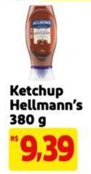 Extra Supermercado Ketchup Hellmann's 380g oferta