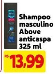 Extra Supermercado Shampoo masculino Above anticaspa 325 ml oferta
