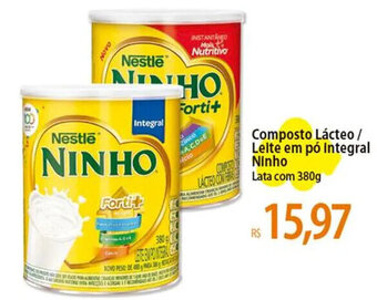 Atacadão Composto Lácteo/ Lelte em pó Integral Ninho Lata com 380g oferta