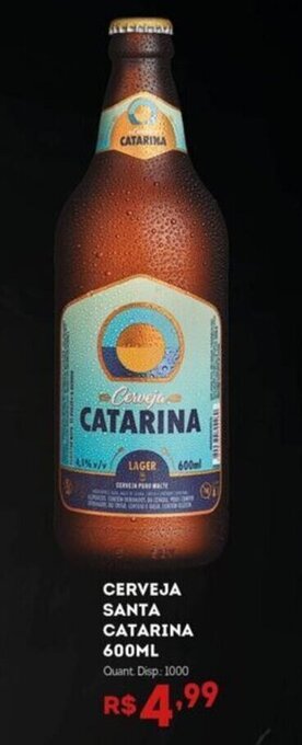 Bistek Supermercados CERVEJA SANTA CATARINA 600ML oferta