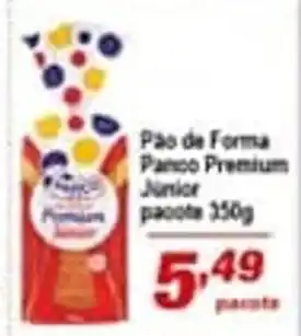 Ricoy Supermercados Pao de Forma Panco Premium Junior pacote 350g oferta