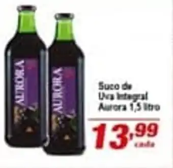 Ricoy Supermercados Suco de Uva Integral Aurora 1.5L oferta