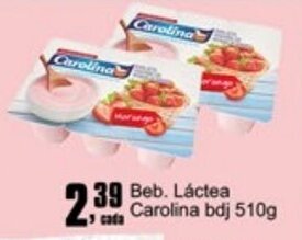 Higa's Supermercado Beb. Lactea Carolina bdj 510g oferta