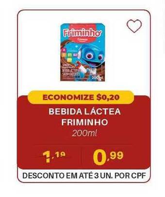 Bebida Láctea Friminho 200ml