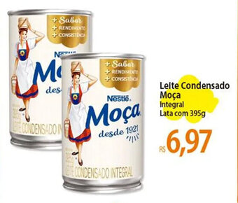 Atacadão Leite Condensado Moça Integral Lata com 395g oferta