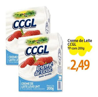 Atacadão Creme de Leite CCGL TP com 200g oferta