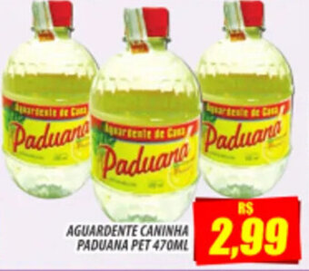 AGUARDENTE CANINHA PADUANA PET 470ML