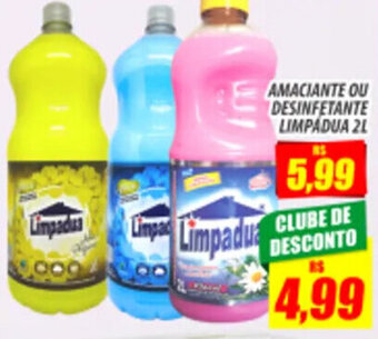 AMACIANTE OU DESINFETANTE LIMPADUA 2l