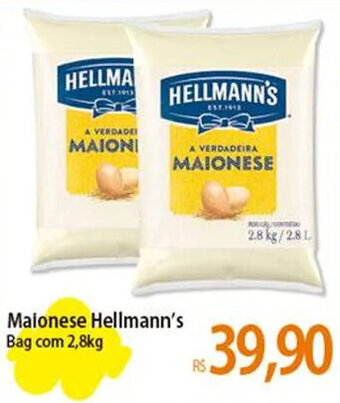 Atacadão Maionese Hellmann's Bag com 2,8kg oferta