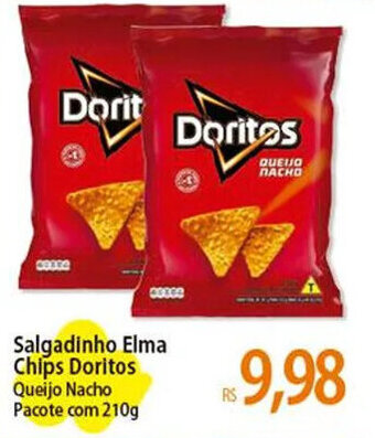 Atacadão Salgadinho Elma Chips Doritos Queijo Nacho Pacote com 210g oferta