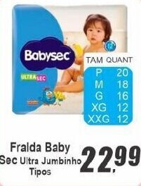 Fralda Baby Sec Ultra Jumbinho Tipos
