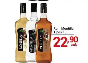Rum Montilla Tipos 1L