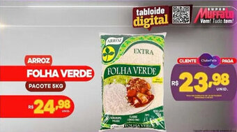 Muffato ARROZ FOLHA VERDE PACOTE 5KG oferta