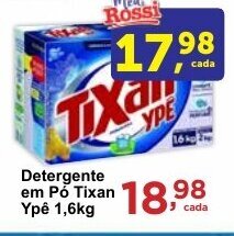 Rossi Supermercado Detergente em Pó Tixan Ypê 1,6kg oferta