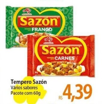 Atacadão Tempero Sazón Vários sabores Pacote com 60g oferta