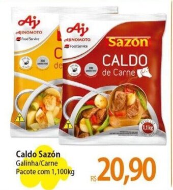 Atacadão Caldo Sazón Galinha/Carne Pacote com 1,100kg oferta
