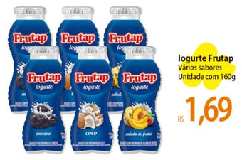 Atacadão logurte Frutap Vários sabores Unidade com 160g oferta