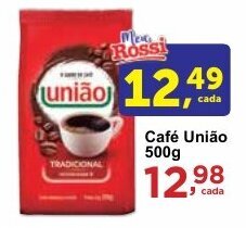 Rossi Supermercado Café União 500g oferta