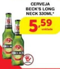 Roldão CERVEJA BECK'S LONG NECK 330ML oferta