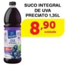 Roldão SUCO INTEGRAL DE UVA PRECIATO 1,35L oferta
