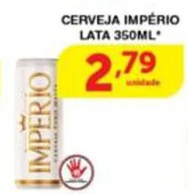 Roldão CERVEJA IMPÉRIO LATA 350ML oferta