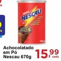 Rossi Supermercado Achocolatado em Pó Nescau 670g oferta