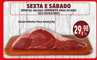 Supermercados Campeão Alcatra Bovina Peça Inteira 1kg oferta